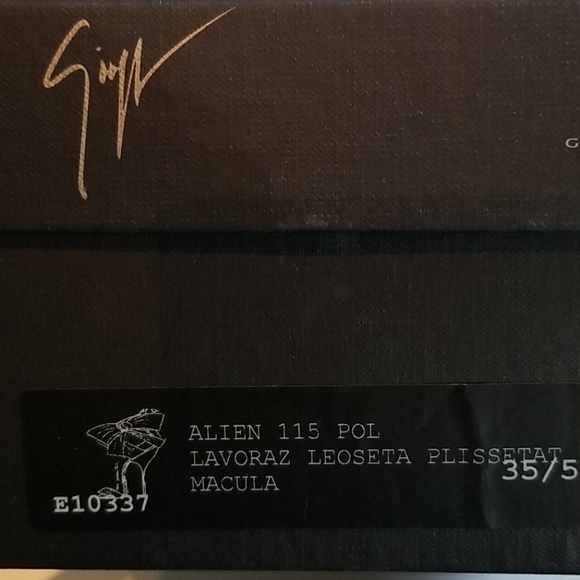 Giuseppe Zanotti Leopard Bow Sandal 115 Sz 6 35.5 - Picture 7 of 7